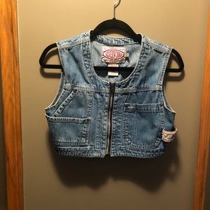 Silver Jeans crop vest